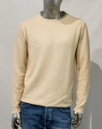 S5-2125 Maglia Girocollo Cotone Ecru Man
