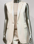 SD5-3417 Giacca Senza Maniche Satin Linen 813 Premium Woman