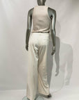 SD5-3418 Pantalone Masculine Satin Linen 813 Premium Woman