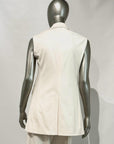 SD5-3417 Giacca Senza Maniche Satin Linen 813 Premium Woman