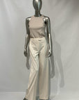 SD5-3418 Pantalone Masculine Satin Linen 813 Premium Woman