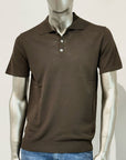 S5-0305 Polo Manica Corta Crepe Moro Man