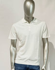 S5-0305 Polo Manica Corta Crepe Panna Man