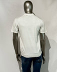 S5-0305 Polo Manica Corta Crepe Panna Man