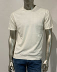 S5-0307 T-Shirt Manica Corta Crepe Panna Man