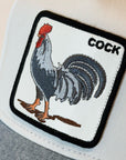 Cappello Denim ROOSTER FAN COCK WHI