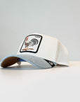 Cappello Denim ROOSTER FAN COCK WHI