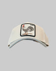 Cappello Denim ROOSTER FAN COCK WHI
