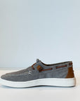 S5-GEORGE 50100 Mocassino Canvas Smoke Man