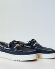 S5-JAMES GRIP Mocassino Canvas Navy Man