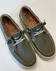 S5-JAMES GRIP Mocassino Canvas Green Man