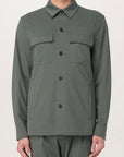 S5-3272 Giacca Overshirt Militare