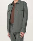 S5-3272 Giacca Overshirt Militare