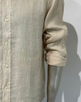 US5- Camicia Pierce Riviera Lino Mastice Man