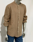 US5- Camicia Corey Riviera Lino Beige Man