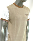S5-COLINS T-Shirt Tabacco/Beige Man