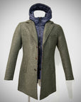 W5-ANDY186 Cappotto Cappuccio Militare