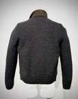 UW5-FRANCIS KNIT Giubbotto Ibrido Suede Maglia Moka/Antracite Man