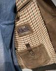 UW5-FRANCIS KNIT Giubbotto Ibrido Suede Maglia Moka/Antracite Man