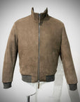 UW5-TOBIA Giubbotto Suede Palude Man