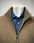 UW5-TOBIA Giubbotto Suede Palude Man