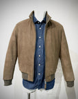 UW5-TOBIA Giubbotto Suede Palude Man