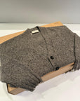 W5-69 Cardigan Melange Tortora Man
