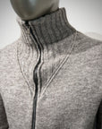 W5-BRODY Maglia Ciclista Zip Grigio Man