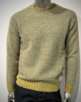 W5-FIN Maglia Girocollo Vanisé Grigio/Ocra Man
