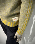 W5-FIN Maglia Girocollo Vanisé Grigio/Ocra Man