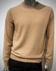 W5-FOSTER Maglia Girocollo Toppe Beige Man