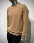 W5-FOSTER Maglia Girocollo Toppe Beige Man