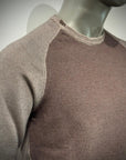 W5-CAMERON Maglia Girocollo Doppio Filato Tortora Man
