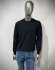 W5-0006 Maglia Girocollo Tech Merino Blue Man