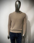 W5-0001 Maglia Girocollo Costa Inglese Beige Man