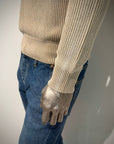 W5-0001 Maglia Girocollo Costa Inglese Beige Man