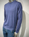 W5-0002 Maglia Lana Girocollo Avio23 Man