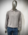 W5-1241 Polo Misto Cashmere Sasso496 Man