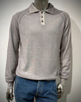 W5-1241 Polo Misto Cashmere Sasso496 Man