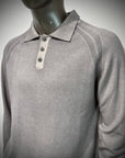 W5-1241 Polo Misto Cashmere Sasso496 Man