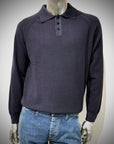 W5-1241 Polo Misto Cashmere Blu871 Man