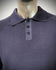 W5-1241 Polo Misto Cashmere Blu871 Man