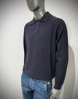 W5-1241 Polo Misto Cashmere Blu871 Man