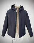 W5-4005 GS TECH Softshell Corto Cappuccio Blu Man