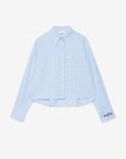 W5-DC5158 Camicia Cropped Gessato
