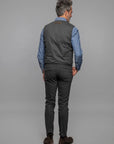 UW4-BUSTER Gilet Pelle Scamosciata Reversibile Musk Man