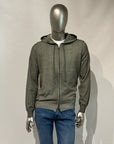 S5-DROP Felpa In Maglia Con Cappuccio Militare Man