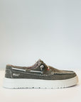 S5-JAMES GRIP Mocassino Canvas Green Man