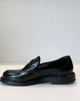 UW4-7054 Mocassino Vitello Polished Nero Man