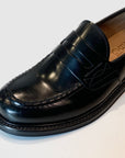 UW4-7054 Mocassino Vitello Polished Nero Man
